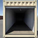 30ft refurbished shipping container with roll up door