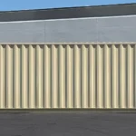 30ft refurbished shipping container with roll up door