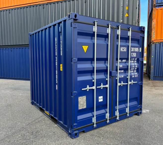 10ft blue one trip container