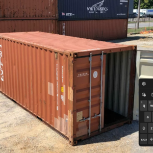 20ft used wind and watertight shipping container