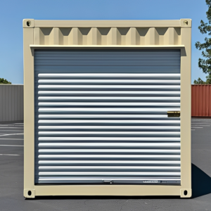 30ft refurbished shipping container with roll up door
