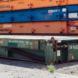 40ft used high cube flat rack container