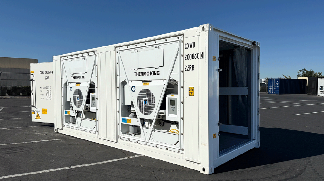 20ft blast freezer container