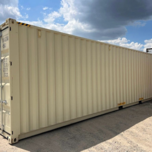 40ft shipping container with man entry door RAL 1015