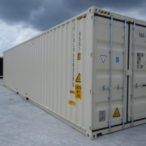 40ft high cube 3 door container